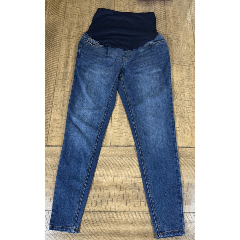 Time and Tru Maternity Skinny Jeans Women’s Small 4-6 Stretch Denim - Picture 2 of 4